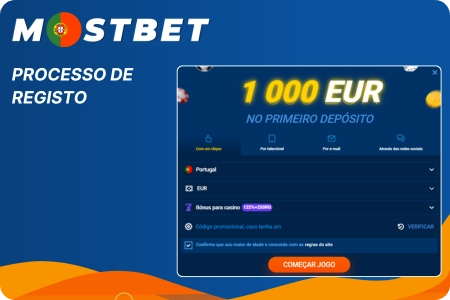 Registo Mostbet