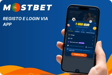 Registo e Login via App Mostbet